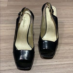 Le Chateau Peep toe high heels